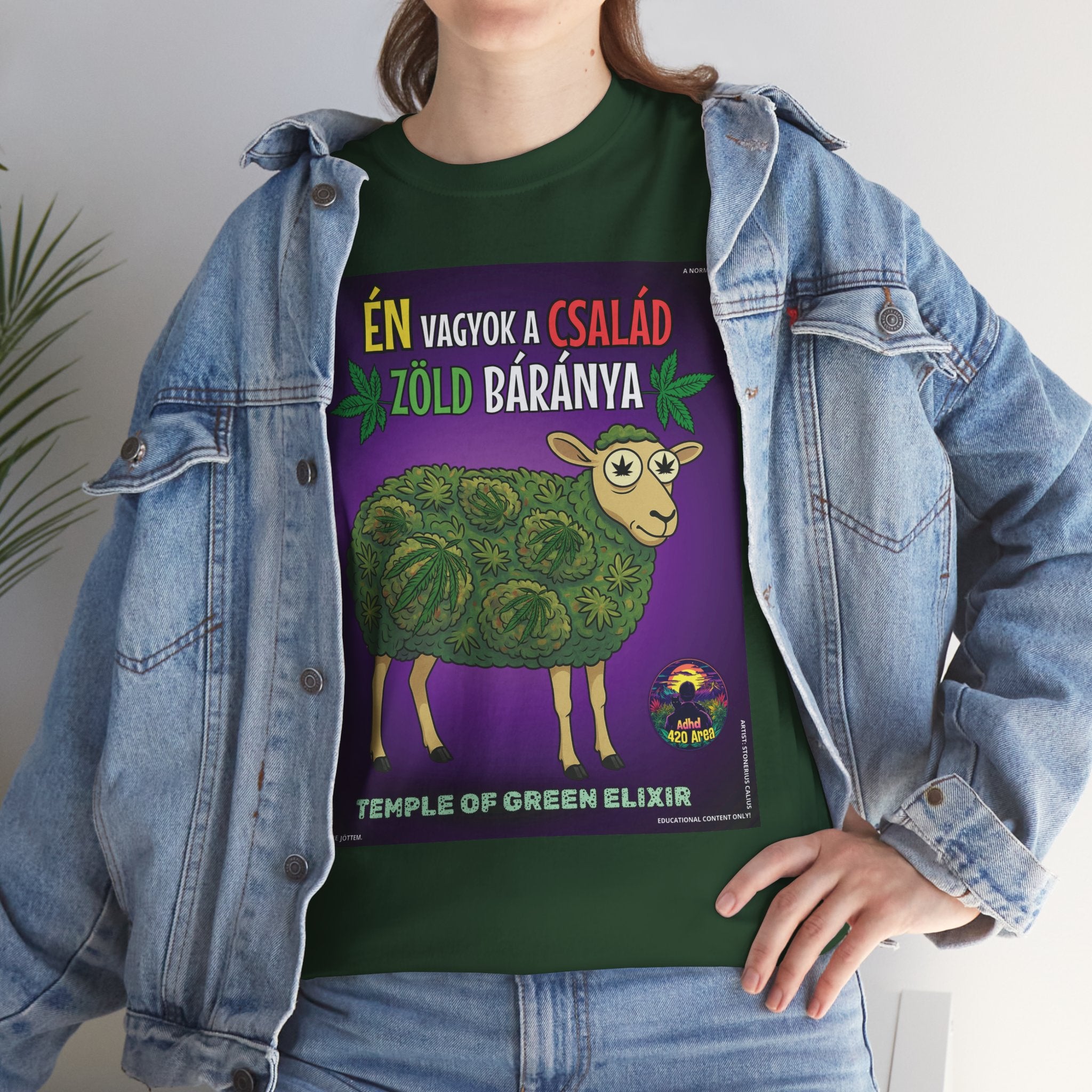 Temple of Green Elixir – Zöld bárány | T-Shirt