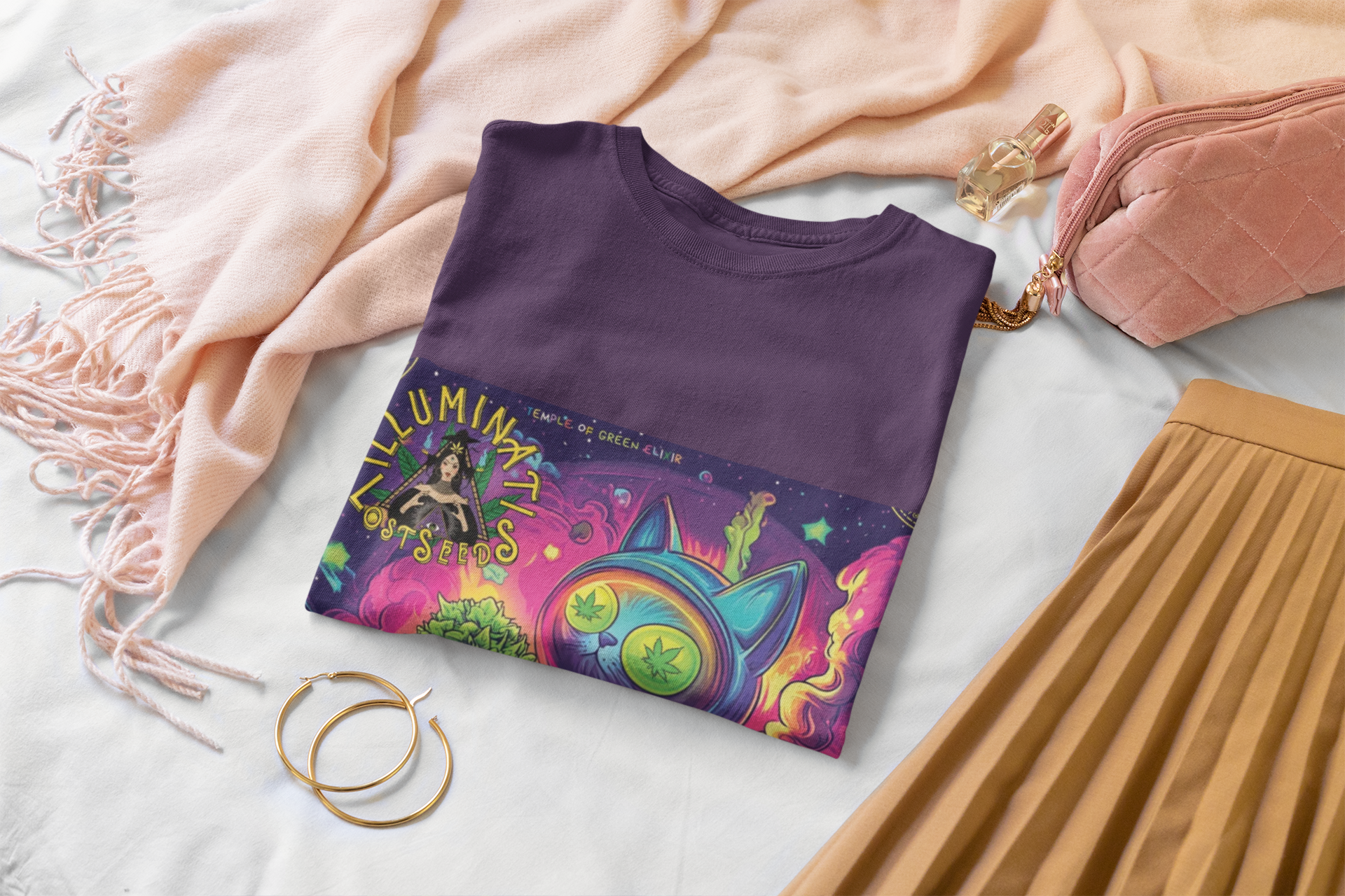 Temple of Green Elixir - Wubba Luba Bud | T-Shirt