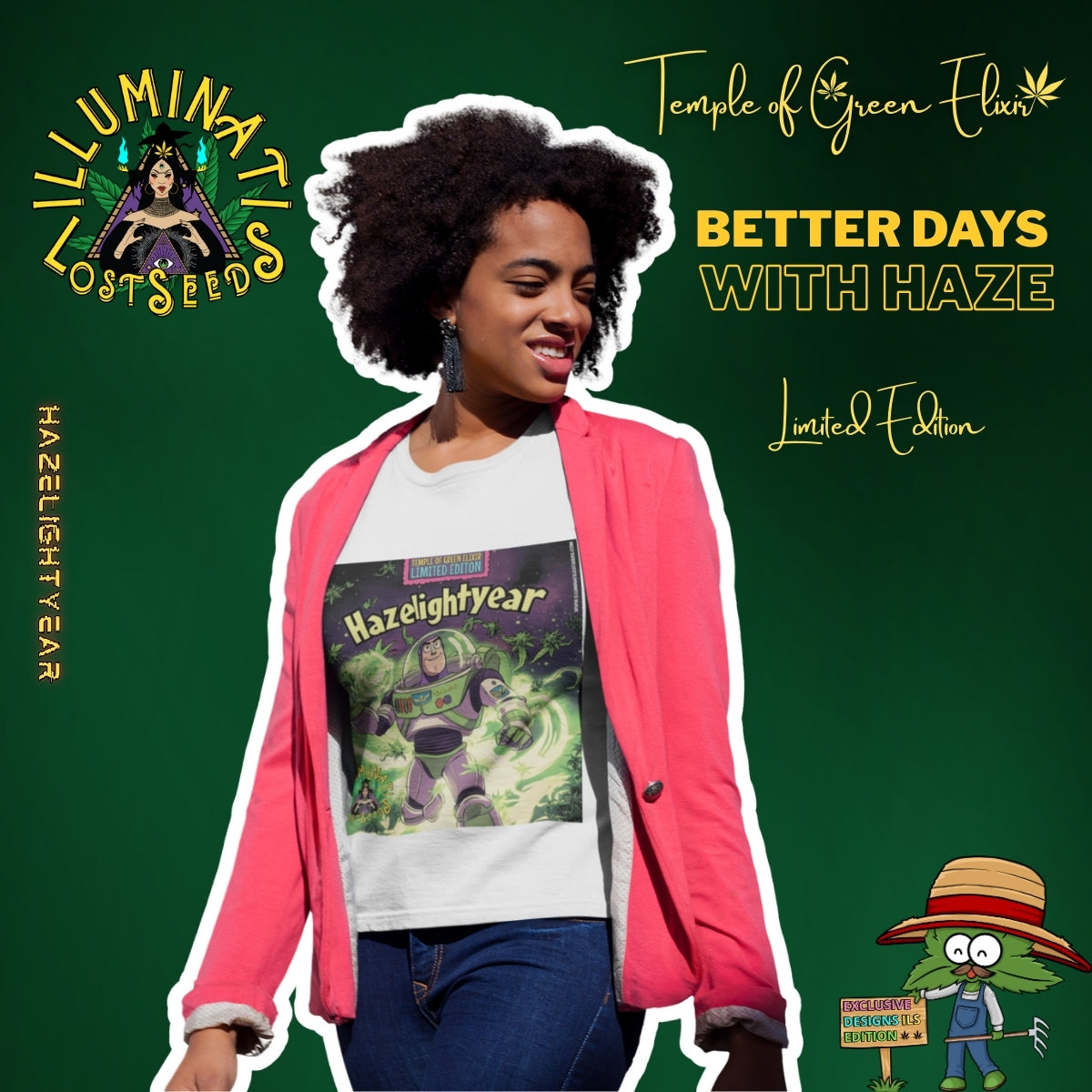 Temple of Green Elixir – Hazelightyear | T-Shirt