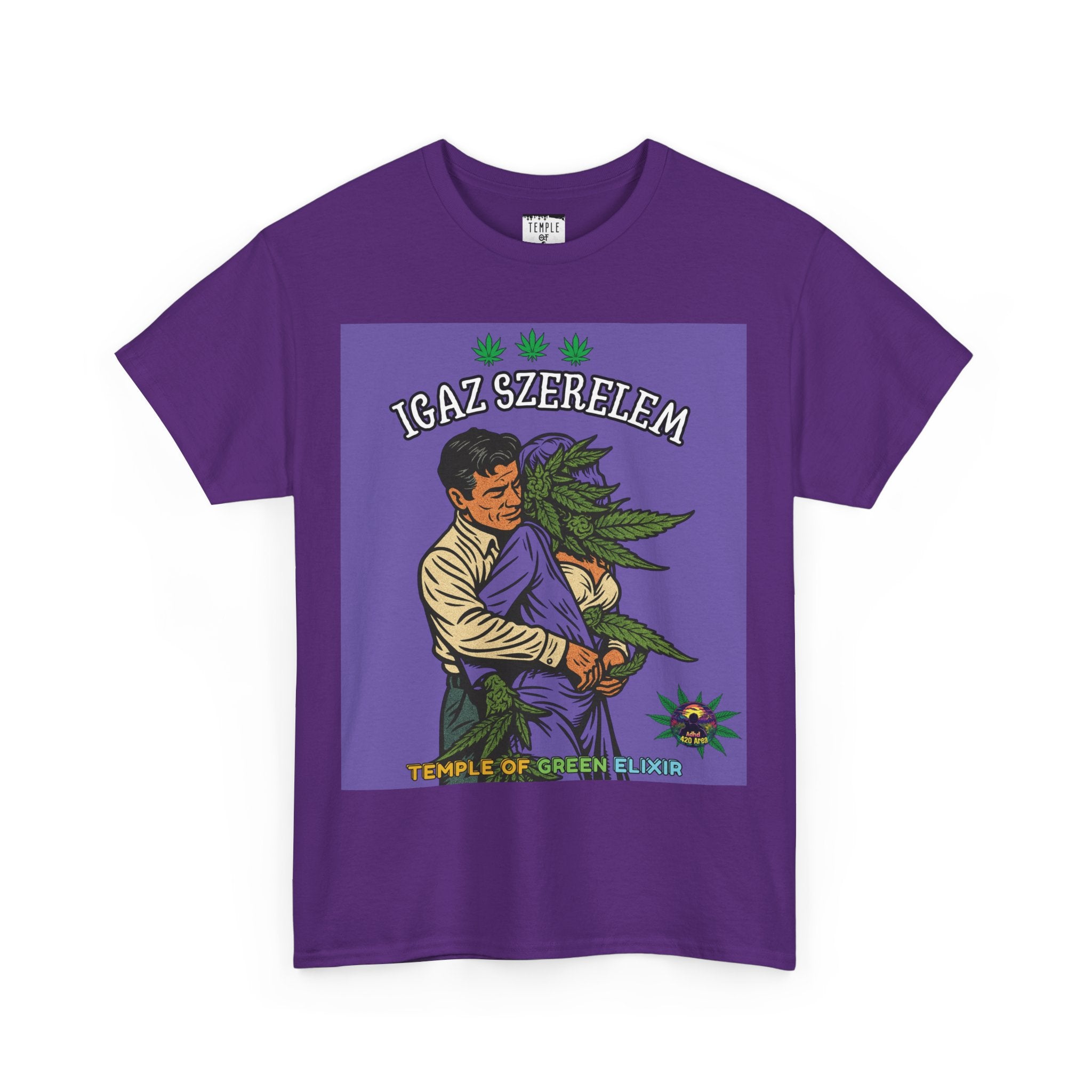 Temple of Green Elixir – Wahre Liebe Lila (HU) | T-Shirt