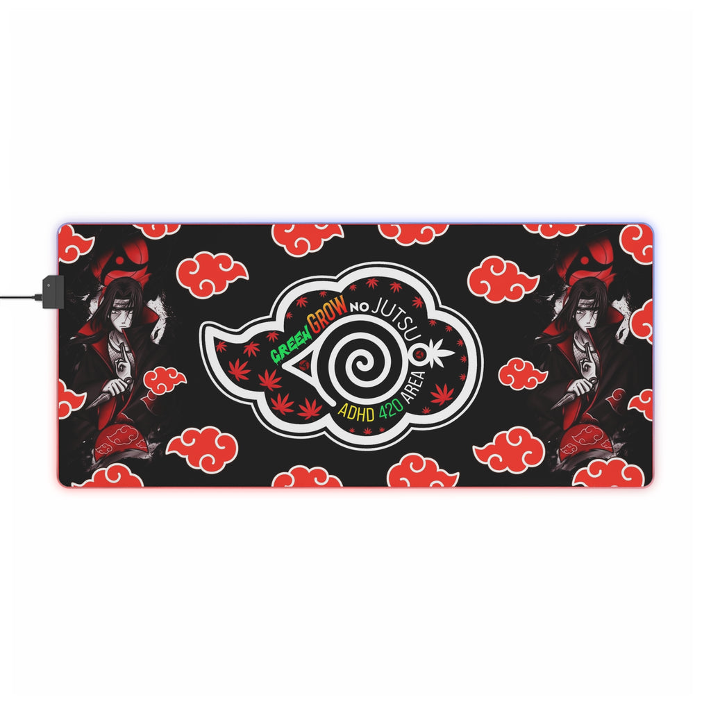 LED Gaming Mouse Pad — Itachi Akatsuki Vibe