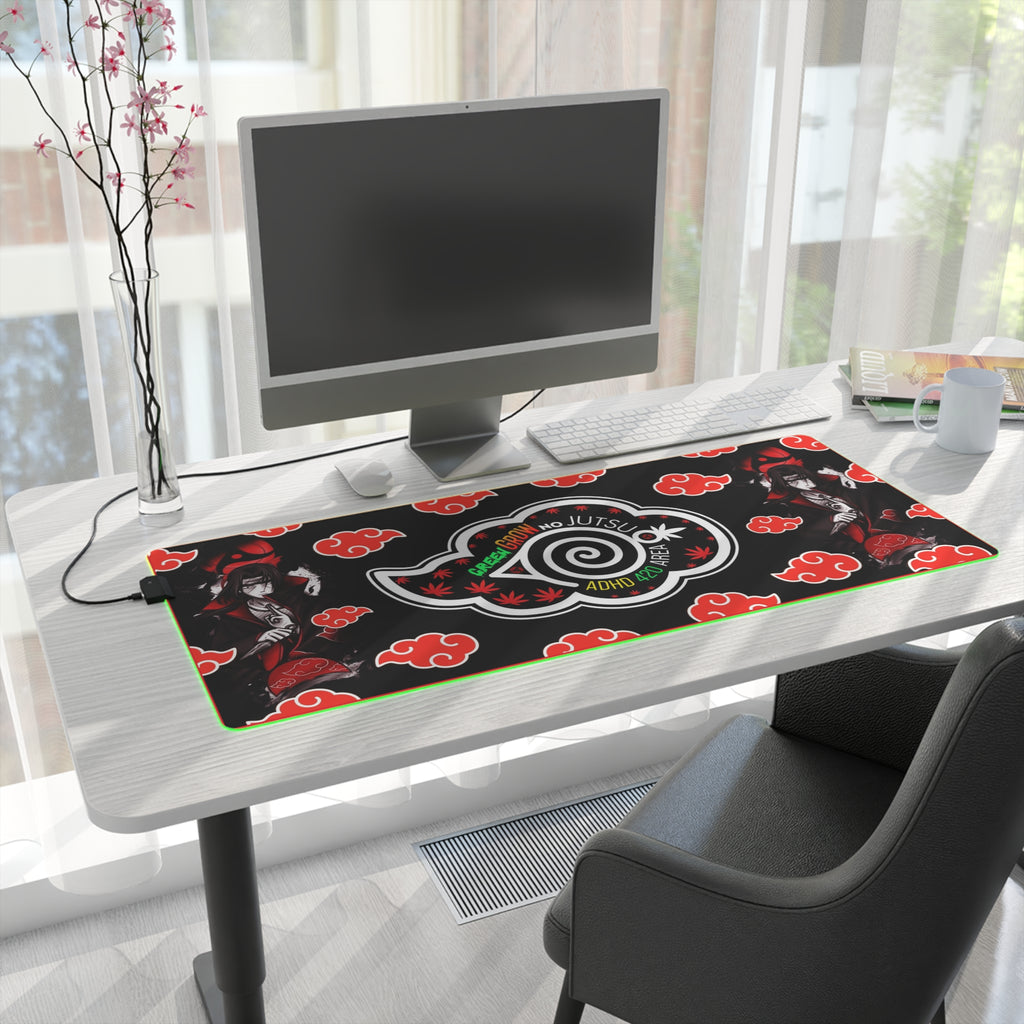 LED Gaming Mouse Pad — Itachi Akatsuki Vibe