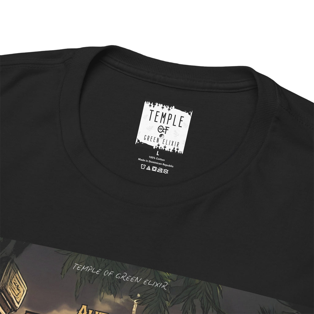 Das Nackenlabel dient nicht nur als Echtheitszertifikat für dein "Temple of Green Elixir Indi Jons" Shirt, sondern gibt dir auch die notwendigen Pflegehinweise, damit du lange Freude an den leuchtenden Farben des "Limited Edition"-Drucks hast.﻿ 