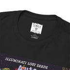 Schwarzes  5 in the mornin T-shirt mit sichtbarem Temple of Green Elixir Innenlabel. Die klare Typografie und das elegante Design spiegeln den Premium-Charakter der Marke wider – gefertigt mit Liebe zum Detail und Fokus auf Tragekomfort.

