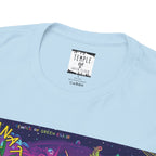 Das schwarze Temple of Green Elixir Shirt zeigt das Label im Kragen – minimalistisch, präzise und stilvoll. Die Aufschrift „100% Cotton“ unterstreicht die Qualität und den nachhaltigen Charakter der Kollektion.