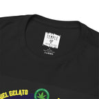 Temple of green Elixir Drucklabel in der innerseite von schwarzem Grape Gasoline T-shirt