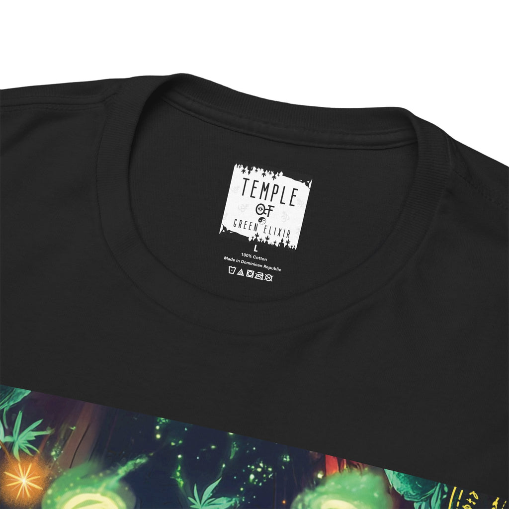 Wingardium Leviosa - Illuminati Lost Seeds T-shirt﻿ von Temple of Green Elixir. Genieße das Gefühl von reiner, 100-prozentiger Baumwolle auf deiner Haut. Unser Innenetikett gibt dir die Gewissheit, ein hochwertiges und hautfreundliches Produkt von "Temple of Green Elixir" zu tragen.﻿ 
