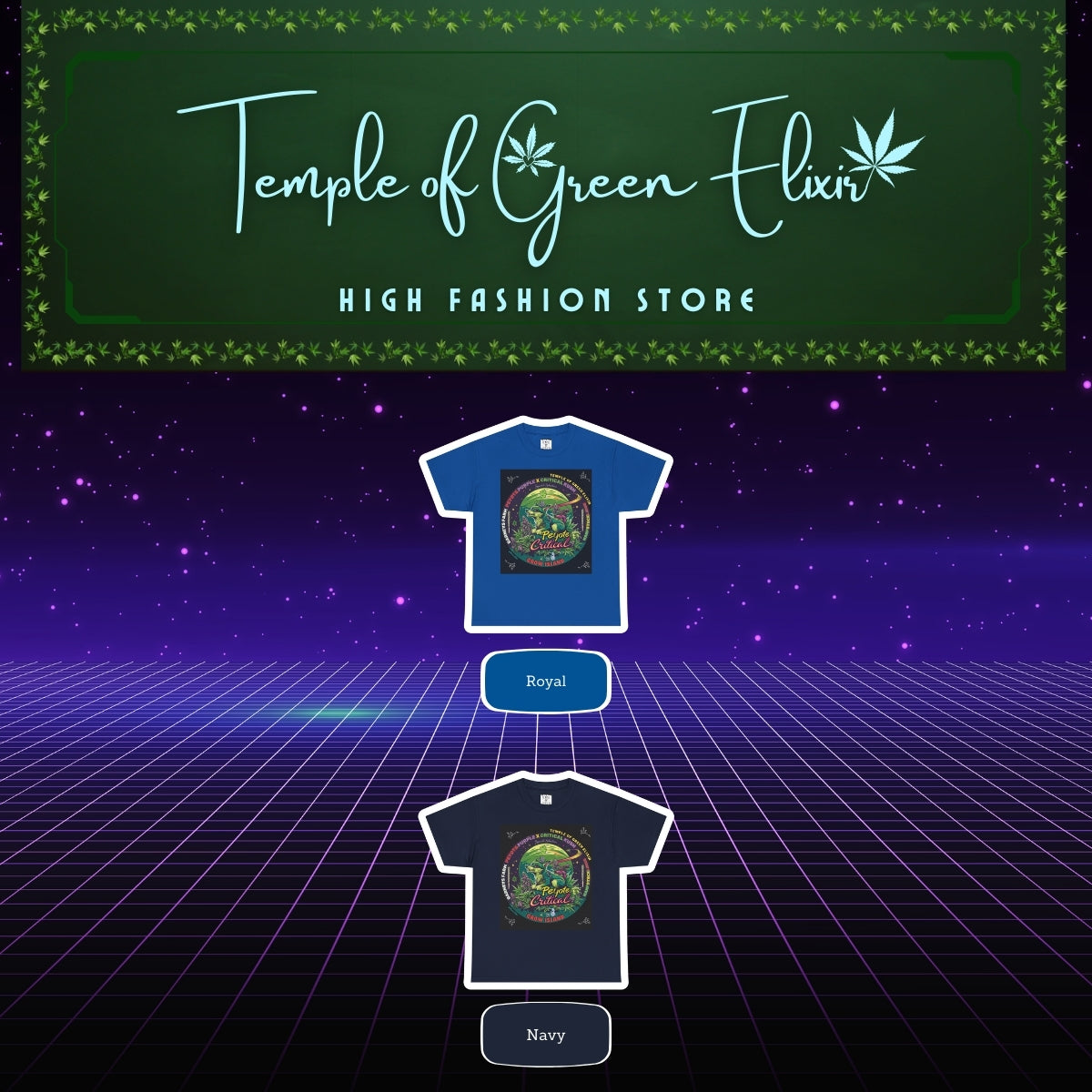 Peyote Critical T-shirt Color chart:
blau, dunkelblau
