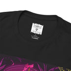 Temple of green Elixir Drucklabel in der innerseite von schwarzem Vaticaan Archives T-shirt